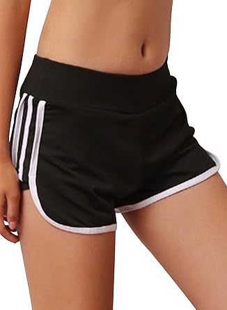 cotton yoga shorts womens