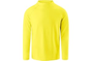 OYJ Boys Rash Guard Swim Shirt Long Sleeve Rashguard UPF+ 50 SPF Sun Water Surfing Shirts for Toddler Kids Youth Teen 2T-16Y