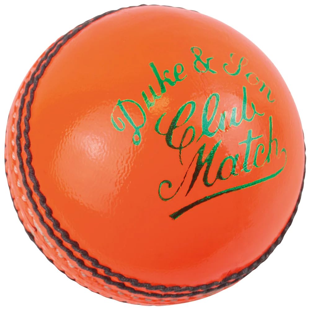 Dukes Club Match A Senior Cricket Ball - Orange