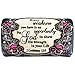 Embroidered Bible Verse 2 Corinthians 12:9 Purse Scripture Western Handbag Women Shoulder Bags Wallet Set (Black/Fuchsia)