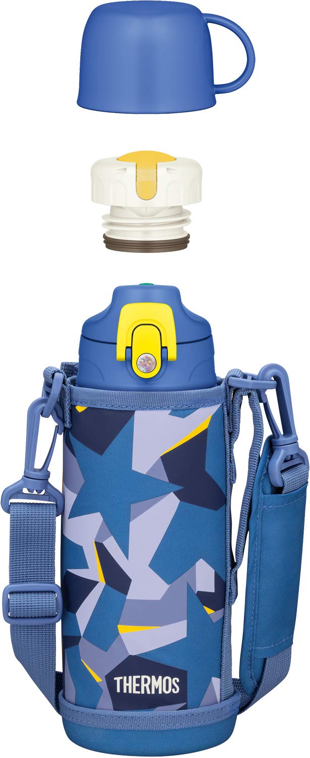 サーモス 水筒 真空断熱2ウェイボトル 0.8L/0.83L ブルーカモフラージュ FJJ-800WF BL-C商品画像