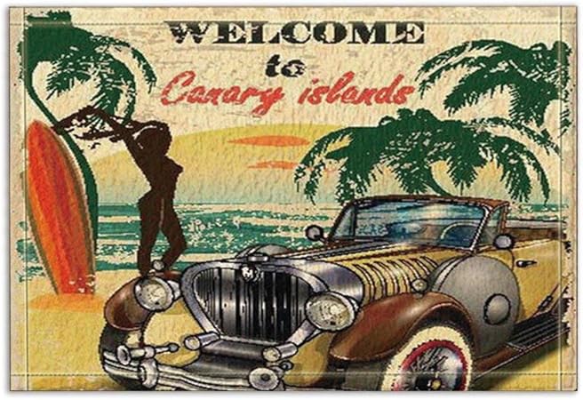 Vrupi Holiday Beach Beautiful Women Silhouettes And Vintage Cars Bath Rugs Non Slip Floor Entryways Outdoor Indoor Front Door Mat 15 7x23 6in Bath Mat Bathroom Rugs Amazon Co Uk Kitchen Home