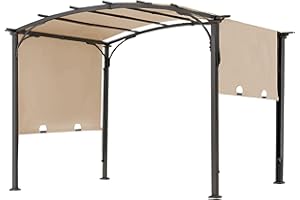 JANCANOPY 85''x 208'' Universal Replacement Pergola Cover for Pergola L-PG080PST and Other Same Size of Pergolas, (Light Beige)