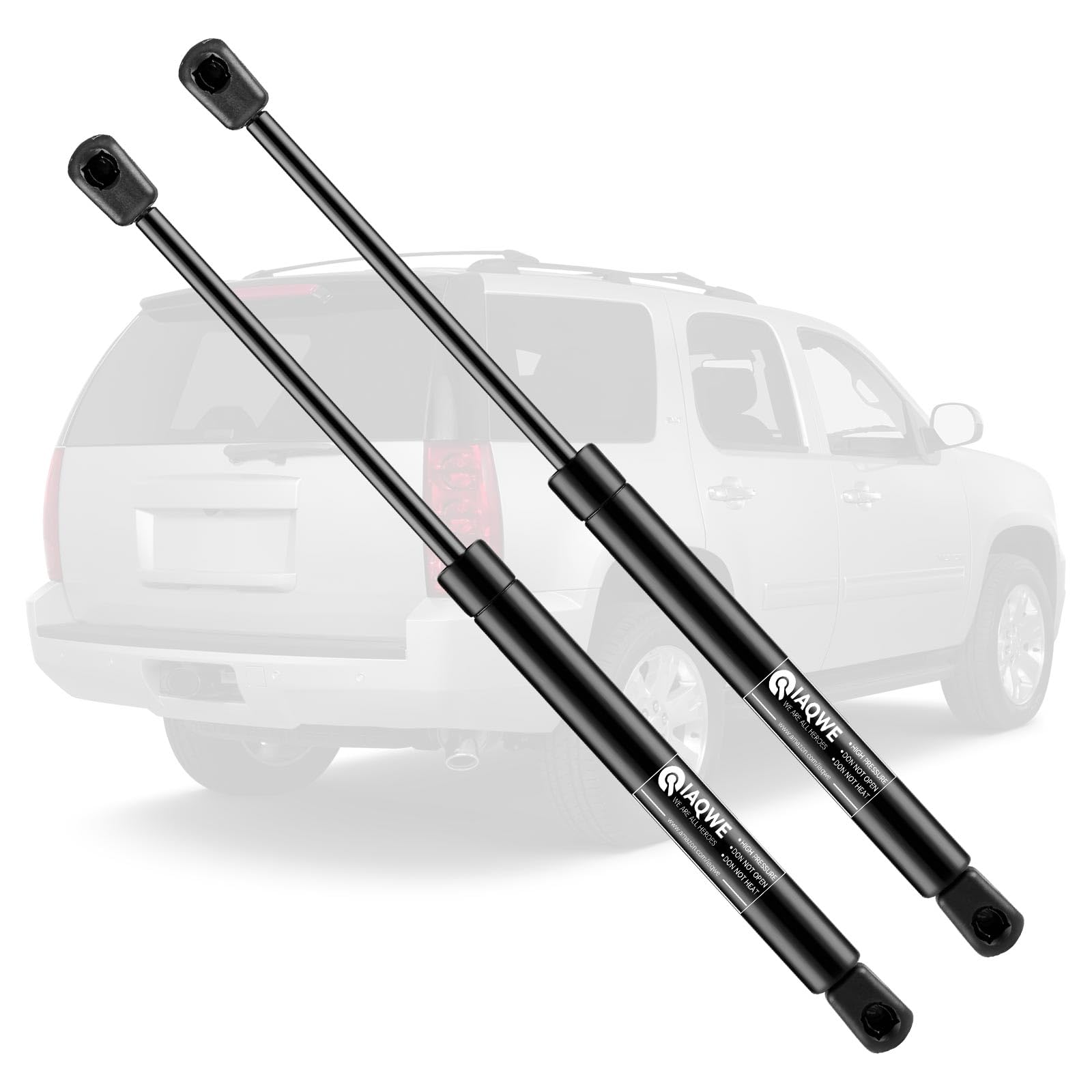 Photo 1 of IAQWE 4185 Rear Window Struts Fit for 2002-2006 Cadillac Escalade/Chevrolet Suburban 1500 2500 & Tahoe/gmc Yukon Rear Glass Shock Tailgate Lift Supports, 2 pcs