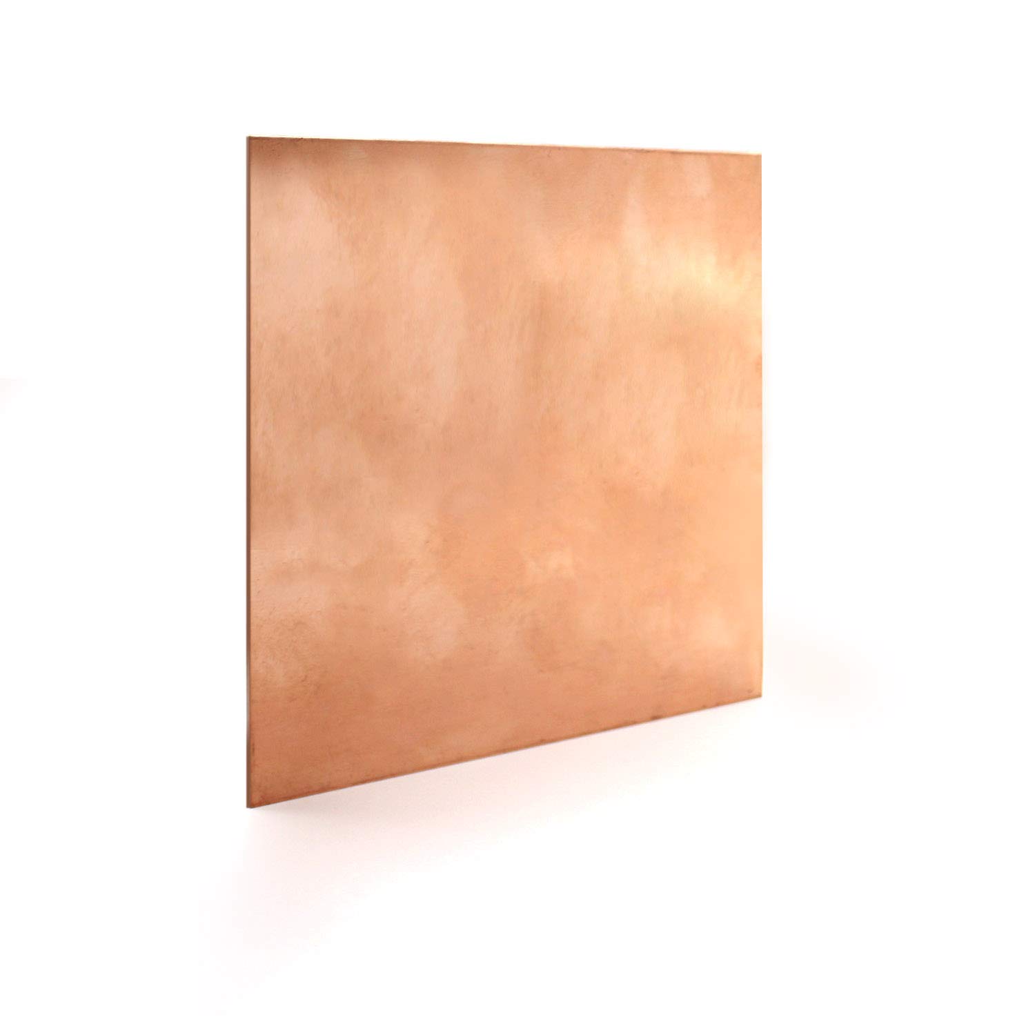 KLEHOPE Brass Sheet, 1mm, 4''×4'' 99.9% Pure Copper Sheet for Crafts, Art Projects, Electrical Equipment