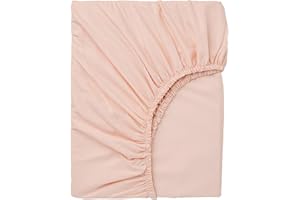 Hotella 100% Microfiber 39"x80" Twin XL Fitted Sheet Only, Hotel Quality Stay in Place Deep Pocket Bottom Sheet, Up to 14 inch Bedding Matress Protector, Machine Washable and Non-Fade, Lotus Pink