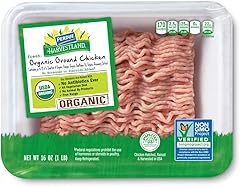 Reduced Shelf Life, Perdue Harvestland Organic Ground Chicken, Free Range, Non-GMO, All Natural, Fresh, 16 oz.