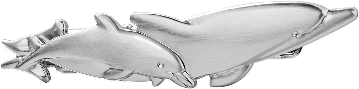 Yoursfs Novelty Tie Clips for Men Skinny Stainless Steel Tie Clips Pins Gift Keep Your Tie in Place