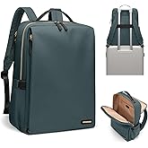 GOLF SUPAGS Stylish Laptop Backpack for Women Airline Approved Perfect for Work College and Travel Multi-Functional Casual Daypack Fits 15.6 Inch Notebook (Atrovirens)