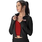 CERTO NFL Girls & Womens Cropped Black Jacket