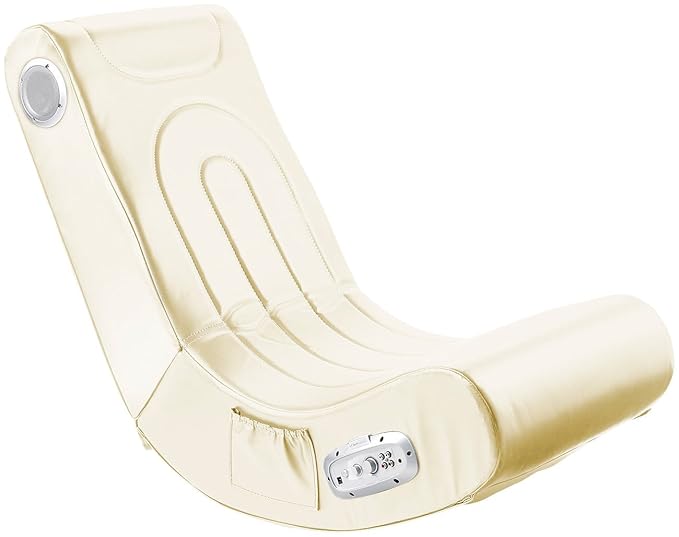 Mod-It Gaming Stuhl: Soundsessel mit 2.1-System für Gaming und Musik (weiß) (Zockersessel)