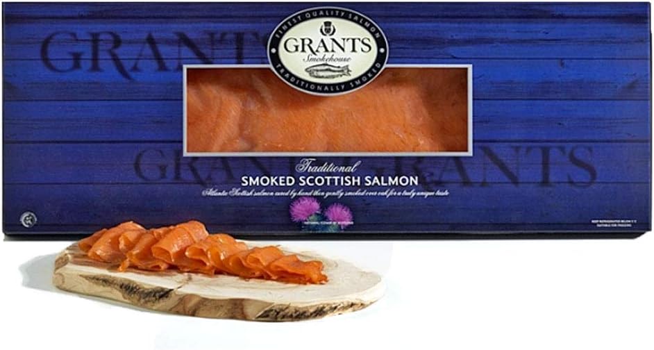 Whole Side of Scottish Smoked Salmon, pre- Sliced. Smoked Salmon Gourmet Gift. UK Mainland delivery Included.