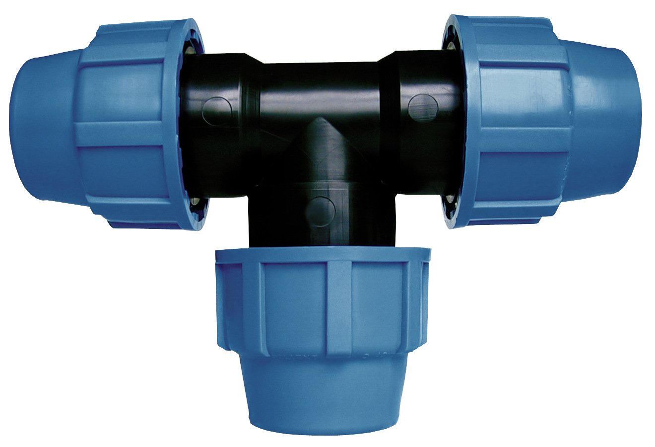 CORNAT T610655 32 x 25x 32 mm PP PE Reducer T-Piece - Clear