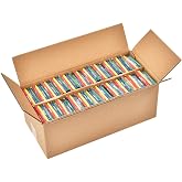Madisi Crayons Bulk Pack, Regular Size, 4 Colors, 400 Packs, 1600 Count | Crayons Bulk Individual Packs for Kids Classroom Set