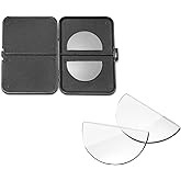 OKH Stick-on Bifocal Lenses Reader, Adhesive Magnifying Reading Lenses for Glasses Goggles, No Water Needed