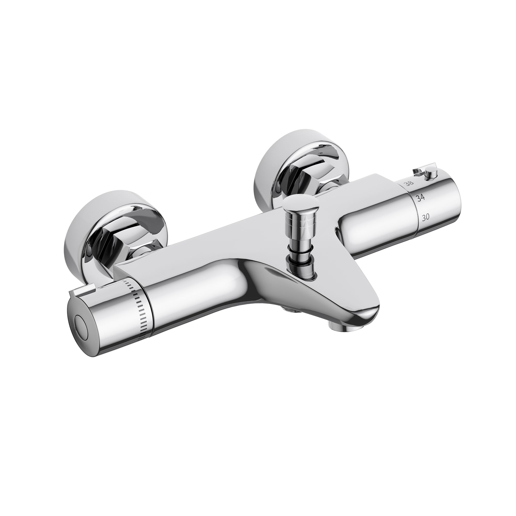 Morado Thermostatische Douchekraan, Thermostatische Mengkraan Shower, Thermostatische Douchekranen, Badkamerdouche Mengkraan met Temperatuurregeling, Messing