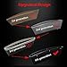 Leather Car Seat Gap Filler, Ampper Car Seat Side Console Slit Caddy Catcher Storage Box Pad Pocket Premium Quality PU Leather - (0.79-1.6