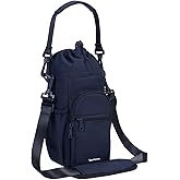 sportsnew Water Bottle Holder with Strap 32oz 40oz Insulated Water Bottle Carrier Sling Bag with Phone Pocket Crossbody