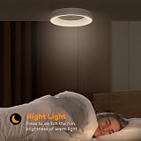Matane 24W RGB LED Ceiling Light with Remote 3000K-6500K 2400LM 11 Inch view 6