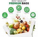 Plastic Carrier Bags 100 White Vest Style Handles Large 13x19x23 Inch Groceries view 5
