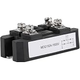 Black Single Phase Diode Bridge Rectifier Module 150A Amp High Power 1600V 4 Terminals