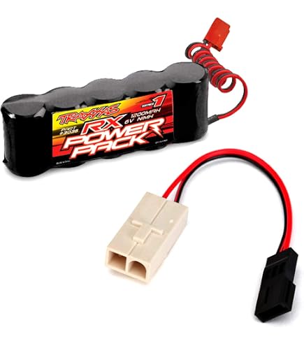 Powerhobby 6V 1600mAh NiMH Receiver Battery Pack – 5 Cell Hump Pack For Nitro RC