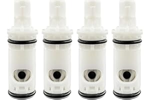FEMAR 1224 1224B Faucet Cartridge Replacement Kit For Most Double Handle Moen Faucets and Tub/Showers Repair Kit,Replacement Compatible with Moen Two Handle Faucets,4 Pack