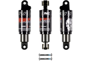CNCLOL Mountain Bike Rear Shock 120mm/125mm/150mm/165mm/185mm/190mm/200mm,Bicycle Shock Absorber- Hydraulic Rear Suspension Shock for Mtb/Mtn/ebike/Dmn.