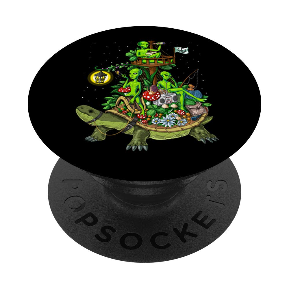 Space Aliens Funny Alien Extraterrestrial PopSockets Swappable PopGrip