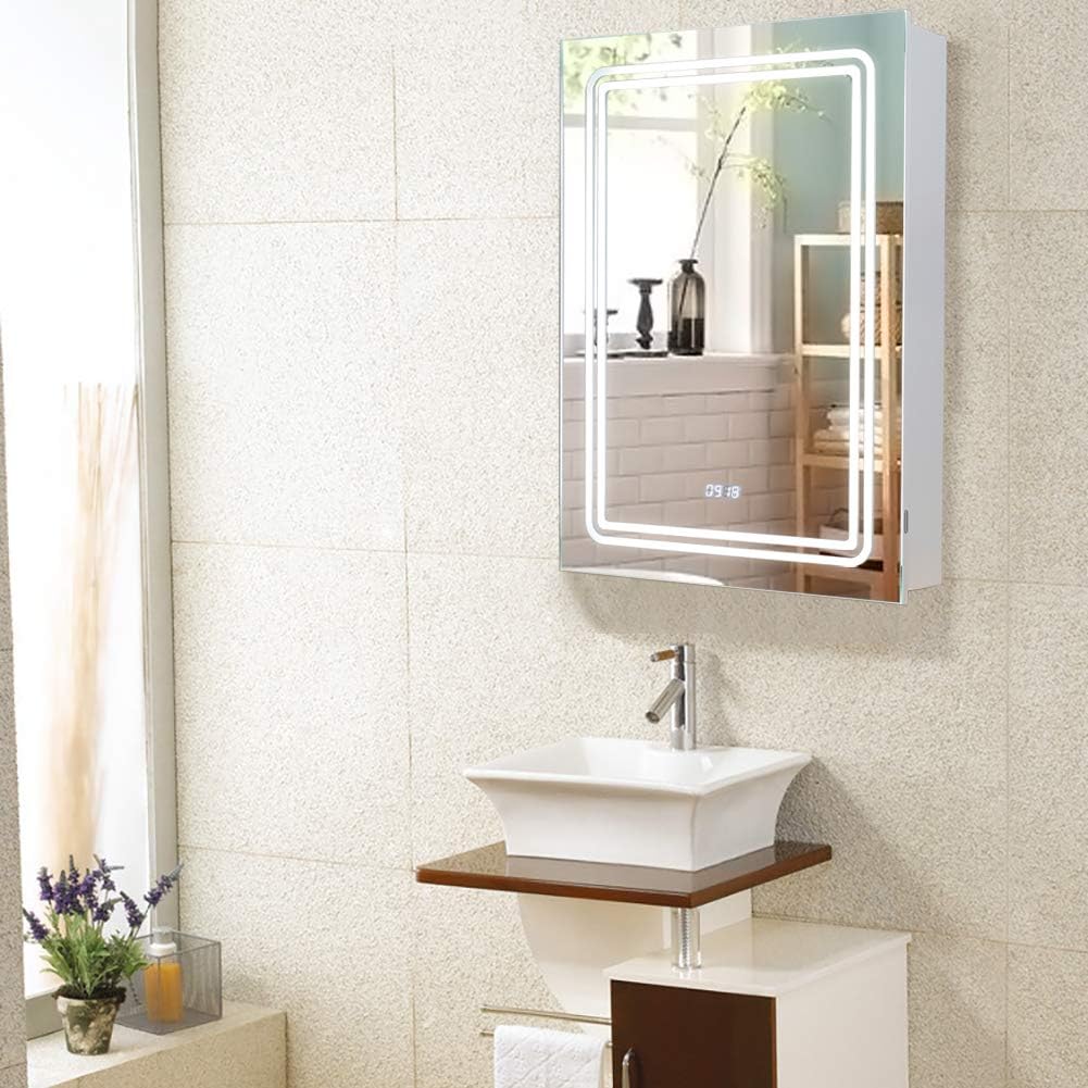Featured image of post Led Illuminated Bathroom Cabinet Mirror With Shaver Socket / 1x bathroom led mirror cabinet.