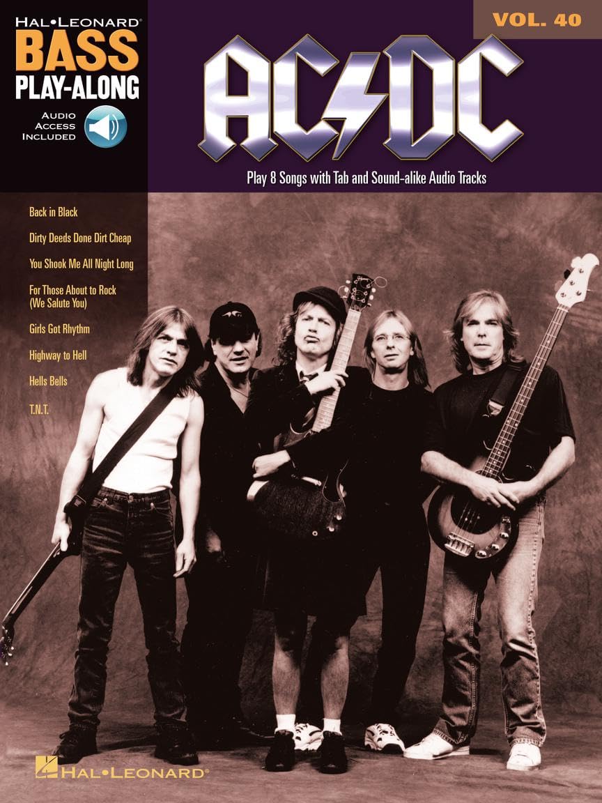 Bass Play-Along Volume 40: AC/DC (Hal Leonard Bass Play-Along)