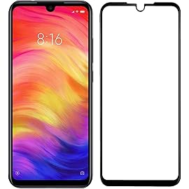 CEDO Edge to Edge Tempered Glass Screen Protector for Xiaomi Redmi 7 (Black)