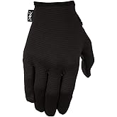 Thrashin Supply Leather Palm Stealth Gloves Black LG