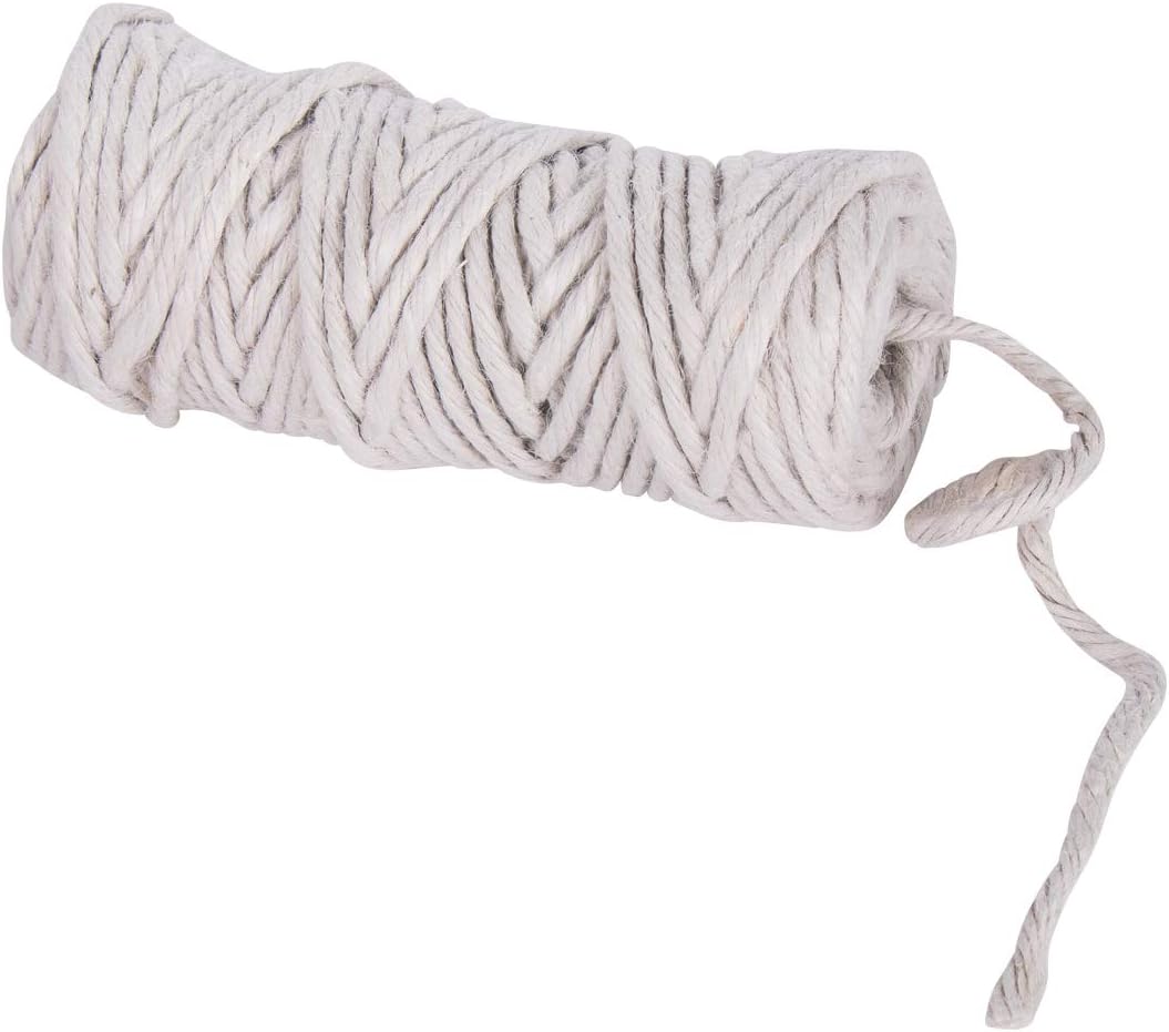 RAYHER 4200402 Jute Twine 6Ply, Jute String for Craft Floristry and Decorations, Diameter 6mm, Length 35m, white - Image 4