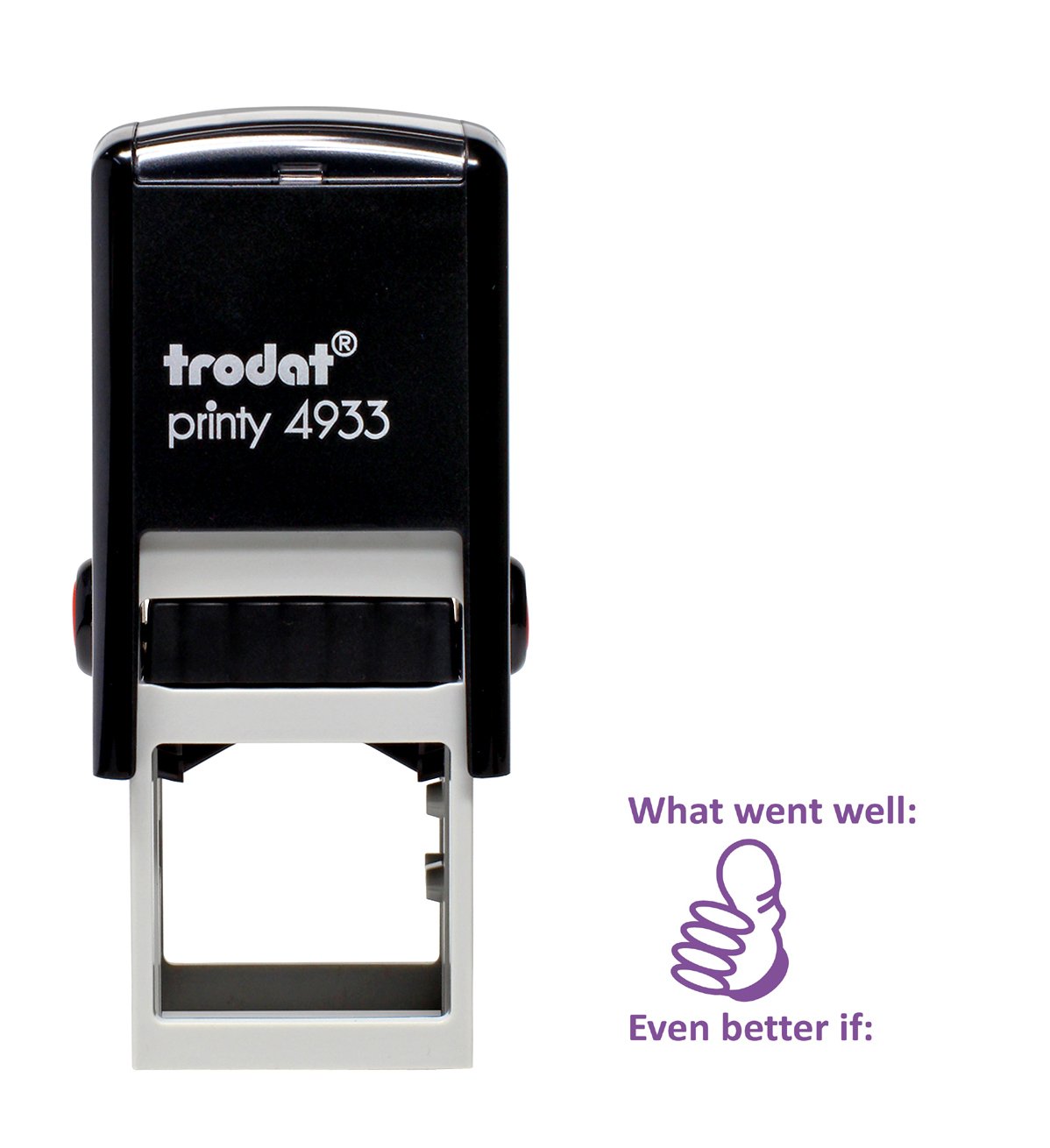 Trodat Printy 4933 Self Inking Education Stamp "What Went Well"