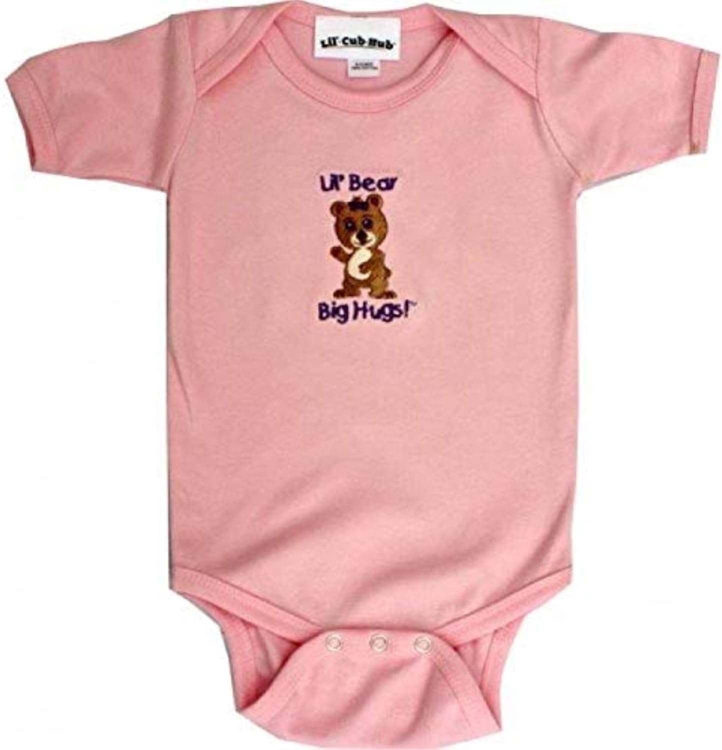 pink short sleeve onesie