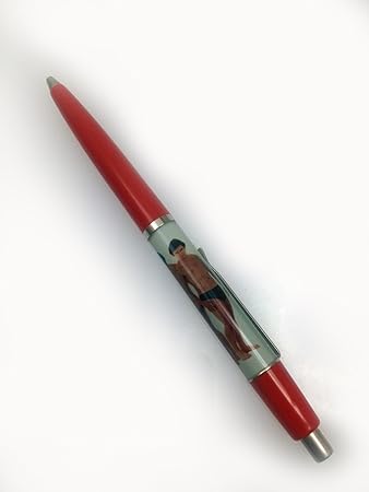 Amazon 18禁 服が全て脱げる セクシー 全裸金髪美女美男 世界の繊細で美しいボールペン 美品 デンマーク製 筆記具 フローティングペン Eskesen 海外旅行 観光土産 格納式ボールペン 文房具 オフィス用品