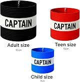 Fitness Health Captain Armband Soccer Band Yellow Kids Size 7cm 9cm 12cm view 2