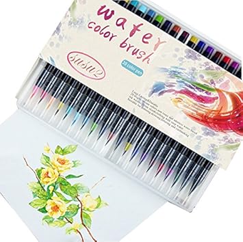 Feutres Pinceaux Susu2 20 Couleur Stylo Daquarelle Pinceau