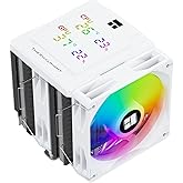 Thermalright Peerless Assassin 120 Digital ARGB White CPU Air Cooler, Digital Screen Top Cover,6 Heatpipes Computer CPU Coole