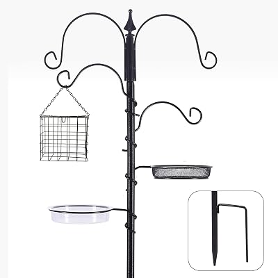 Urban Deco Bird Feeding Station Kit with Deluxe Feeders and Tray