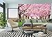 GREAT ART Large Photo Wallpaper – Cherry Blossom Tree – Picture Decorative Spring Landscape Avenue Cherry Blossoms Sakura Bloom Flowers Image Decor Wall Mural (132.3x93.7in - 336x238cm)