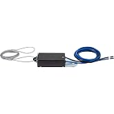 CURT 52010 Trailer Breakaway Switch with Nylon Pull Pin and Metal Tab | Activates Brakes During Disconnect, Silver Contact Points, Weather-Resistant Nylon Case, for Soft-Trac 1 and 2 Systems