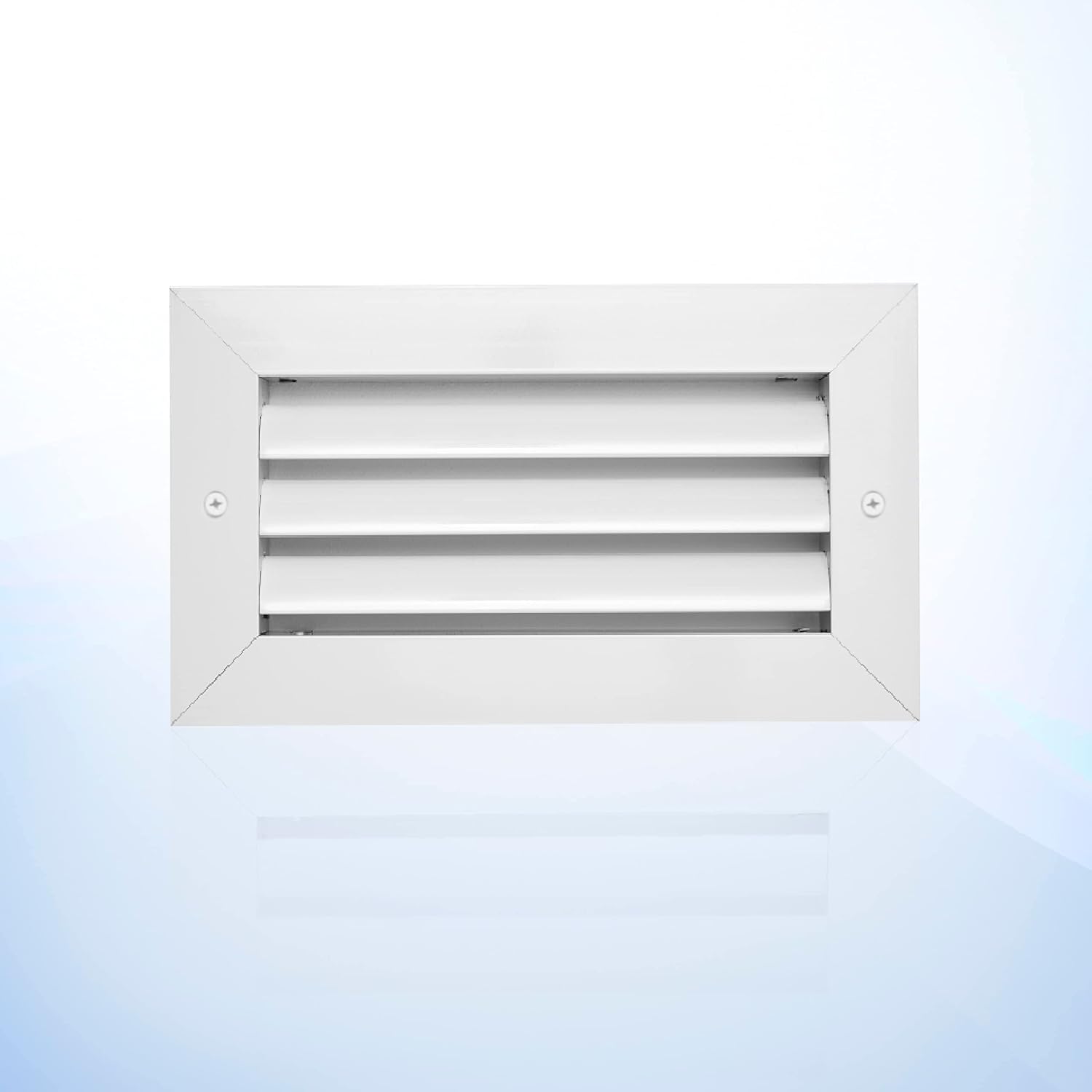 Registers, Grilles & Vents - 8x4 Aluminum Return Grille Vent Cover for HVAC Ceiling/Sidewall. Easy Air Flow. Gable Vents. Designed for air Extraction. (9.6x5.6