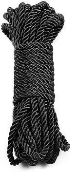 Wolike 8mm Nylon Rope 10m Black - Strong Durable Multipurpose Cord for Crafts view 3