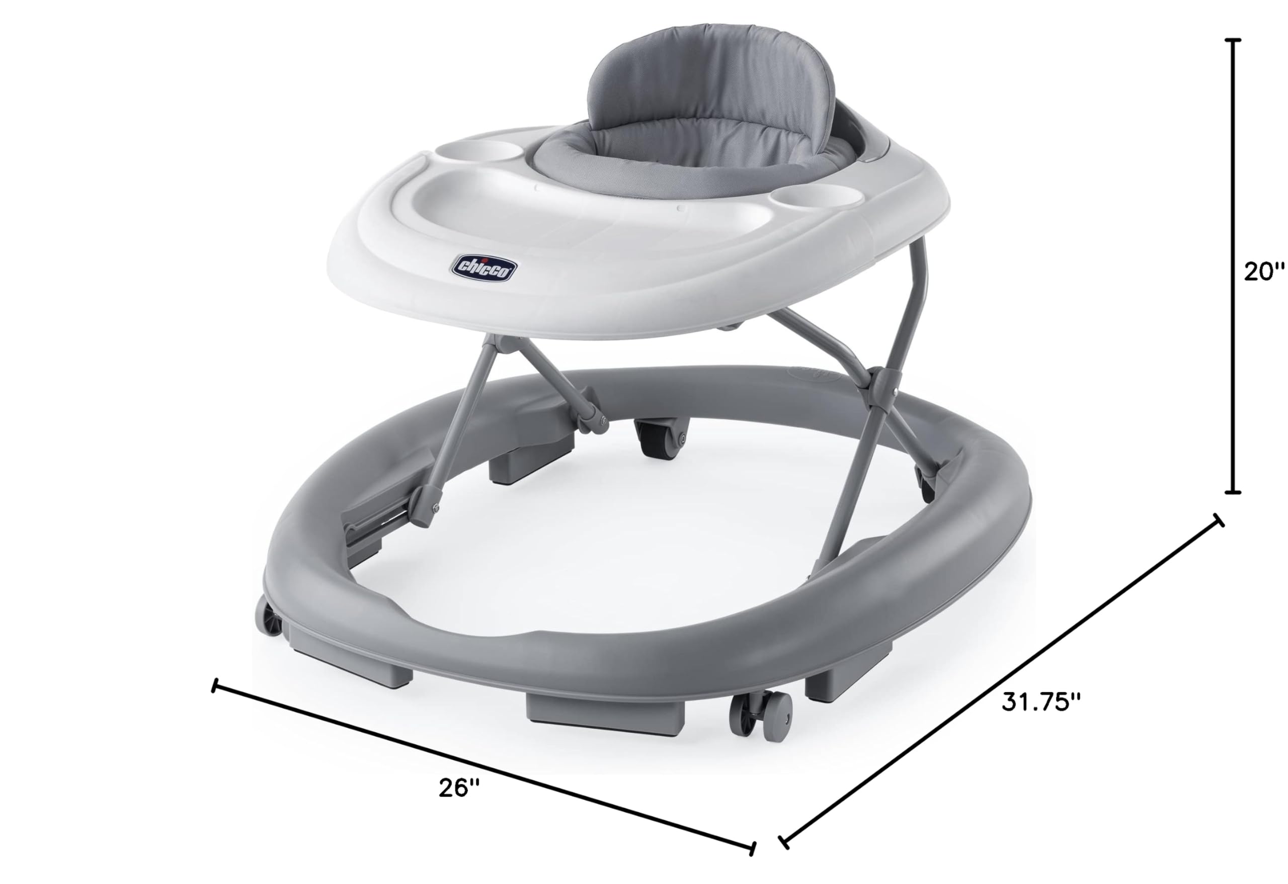 Chicco Mod Infant Walker - Grey | Grey