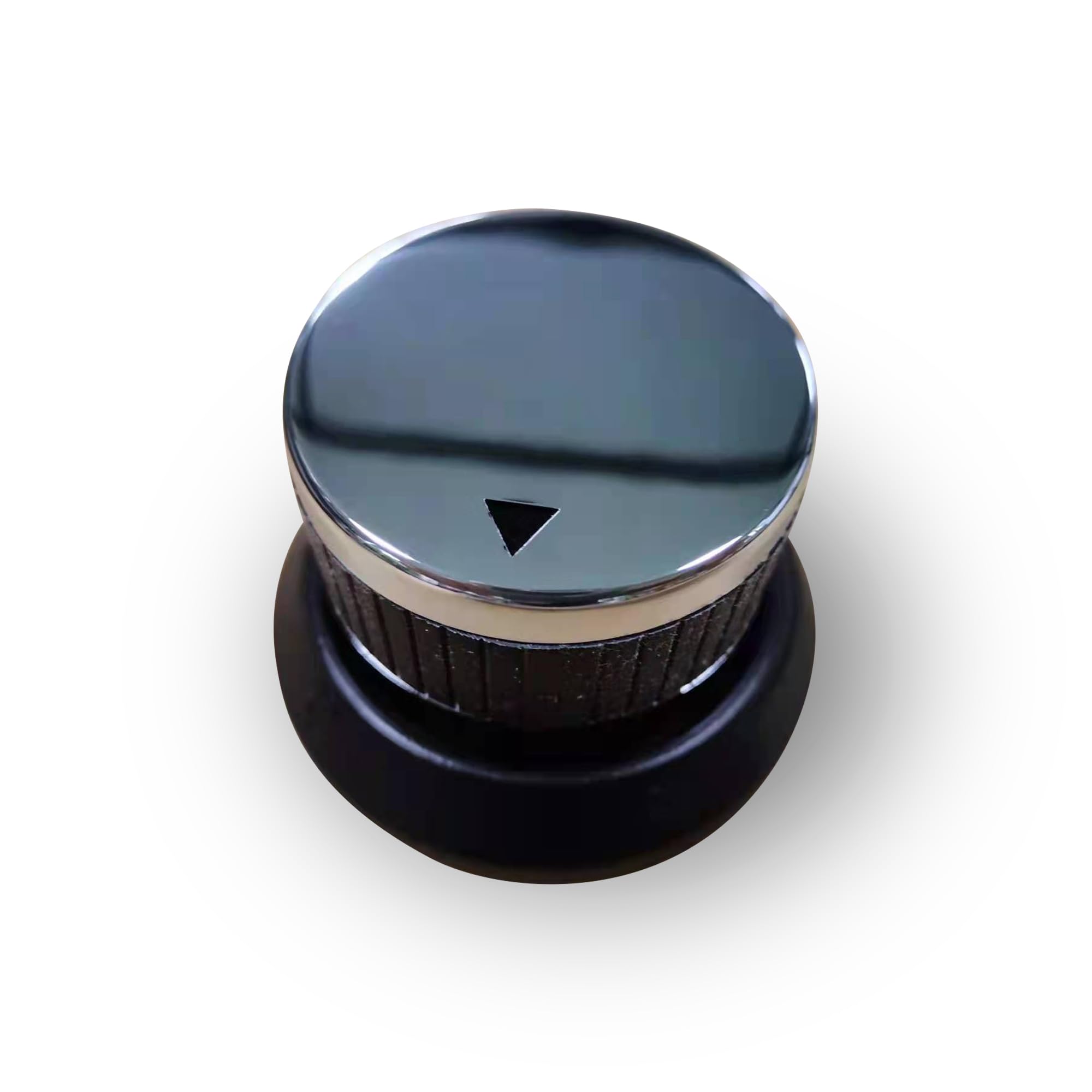 Nutrichef Oven Knobs Replacement, Plastic Control Knob - Replacement Part for Portable Outdoor Pizza Oven, Used for Model NCPIZOVN,Stainless Steel Color Plastic Range Burner Control Dial Knob