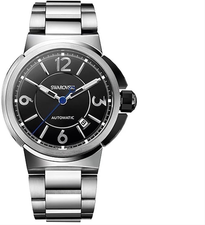 Amazon スワロフスキー Swarovski 腕時計 Piazza Grande Automatic Black Sts メンズ 並行輸入品 メンズ腕時計 腕時計 通販