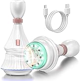 KTS Smart Cupping Therapy Set with Clean Base, 4-in-1 Electric Cupping Therapy Massager, Multi-Function Vacuum Therapy for Pain Relief, Blood Circulation
