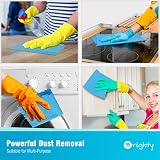 Orighty Microfiber Cleaning Cloths 100 Pack Reusable 11.5x11.5 Blue view 4